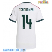 Camisa de time de futebol Real Madrid Aurelien Tchouameni #14 Replicas 1º Equipamento Feminina 2026-27 Manga Curta